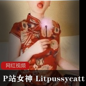 推特欧美女神《 Litpussycatt》 旗袍黑丝定制