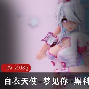精选MMD全动态动画白衣天使梦见你黑科技眼镜2V2.08g