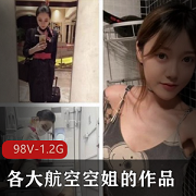 航空空姐美女私密生活揭秘，98个视频1.2G合集下载