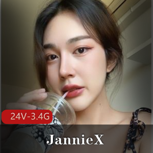 优质福利JannieX超高颜值合集24V3.4G，定制自拍火爆双人棒棒糖